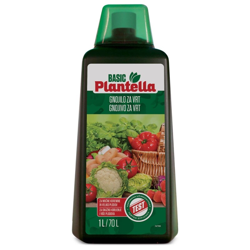 Ingrasamant pentru gradina PLANTELLA BASIC - 1 Litru, Bio Plantella