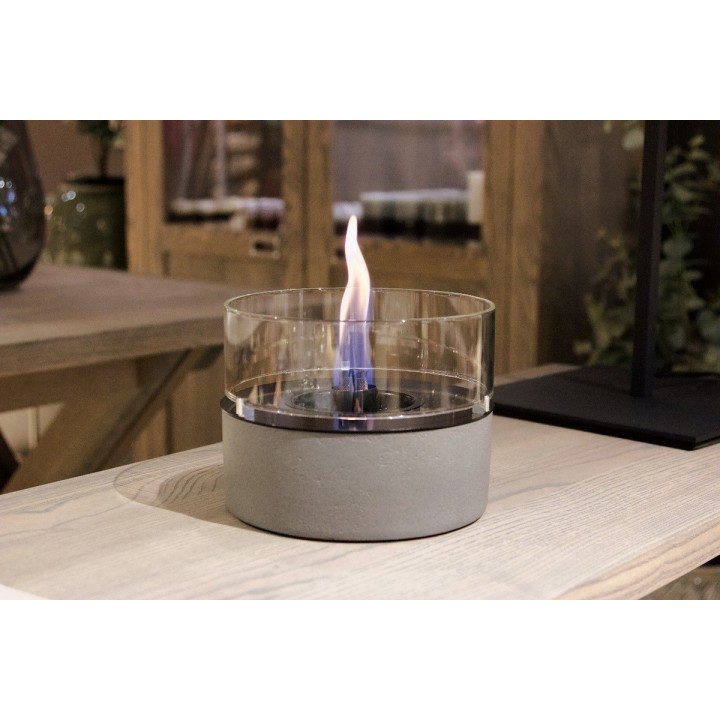 Lumanare ambientala TenderFlame CAFE 18 CONCRETE CERAMIC