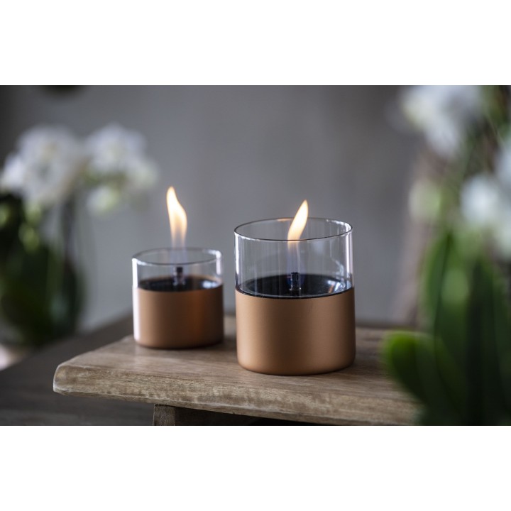 Lumanare ambientala TenderFlame LILLY 10 COPPER GLASS Lumanare ambientala TenderFlame LILLY 10 COPPER GLASS