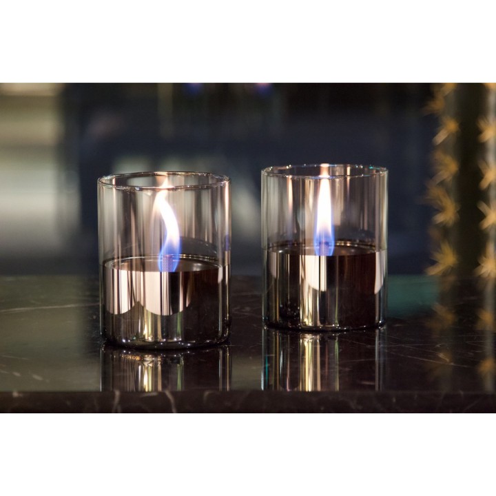 Lumanare ambientala TenderFlame LILLY 10 SILVER GLASS Lumanare ambientala TenderFlame LILLY 10 SILVER GLASS