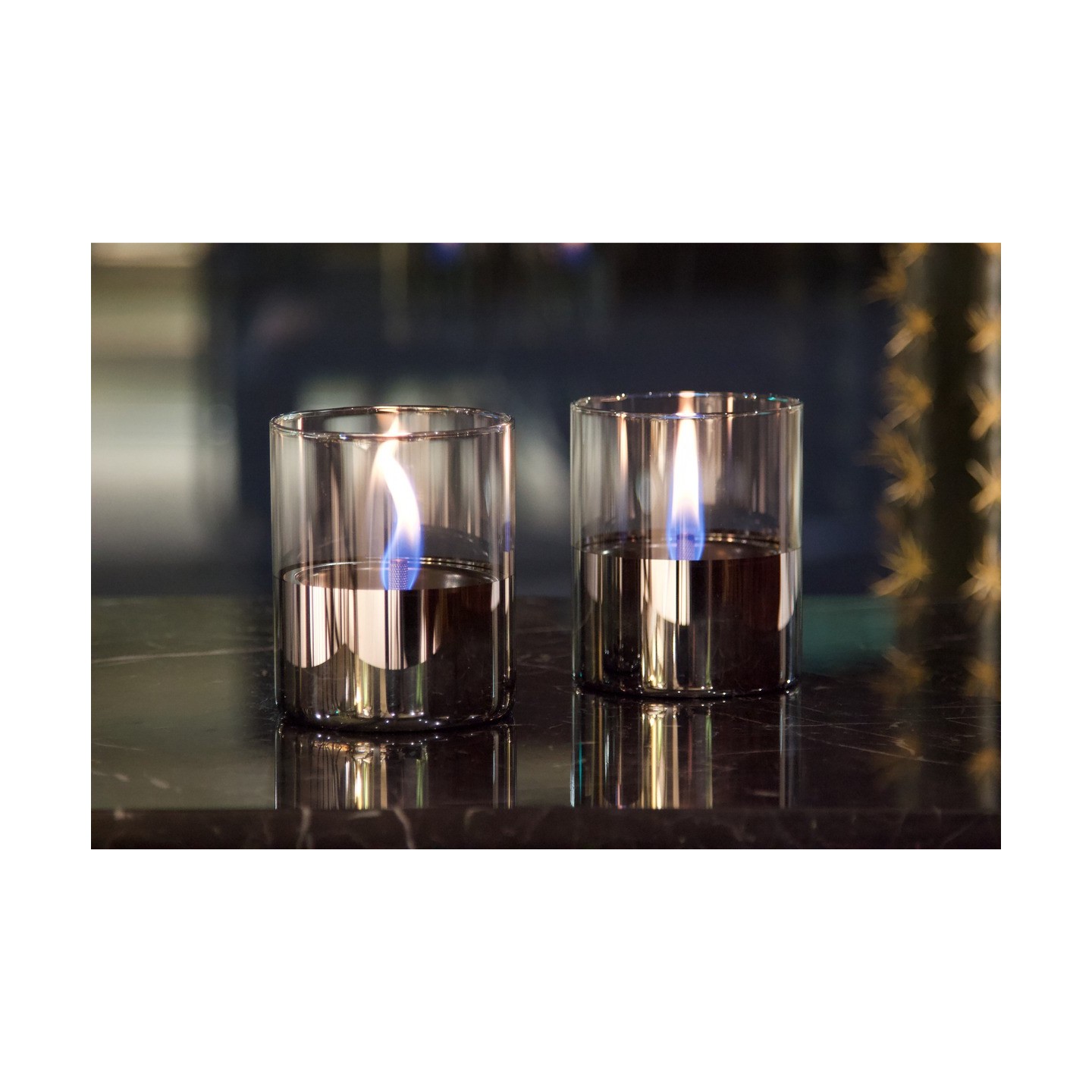 Lumanare ambientala TenderFlame LILLY 10 SILVER GLASS
