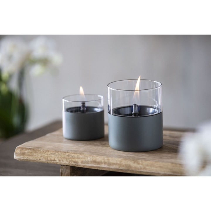 Lumanare ambientala TenderFlame LILLY 10 DARK GREY GLASS Lumanare ambientala TenderFlame LILLY 10 DARK GREY GLASS
