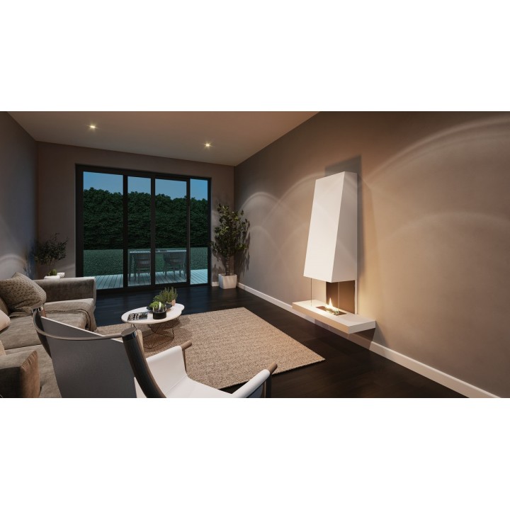 Semineu perete TenderFlame RAFF WHITE Semineu perete TenderFlame RAFF WHITE