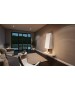 Semineu perete TenderFlame RAFF WHITE