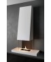 Semineu perete TenderFlame RAFF WHITE