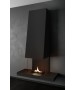 Semineu perete TenderFlame RAFF BLACK