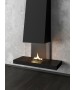 Semineu perete TenderFlame RAFF BLACK
