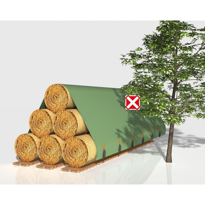 Prelata baloti BALE GUARD 9,8 x 25 m