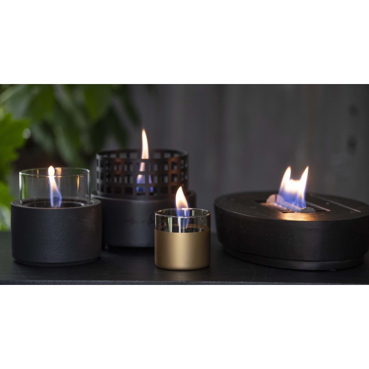 Semineu portabil TenderFlame CARNATION BLACK CERAMIC Semineu portabil TenderFlame CARNATION BLACK CERAMIC