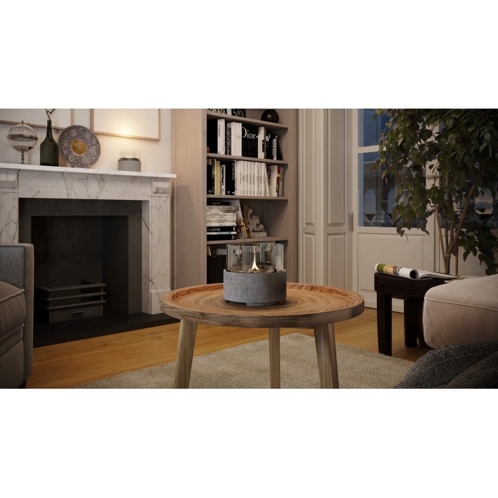 Lumanare ambientala TenderFlame CAFE 14 GREY LAVA PORCELAIN Lumanare ambientala TenderFlame CAFE 14 GREY LAVA PORCELAIN
