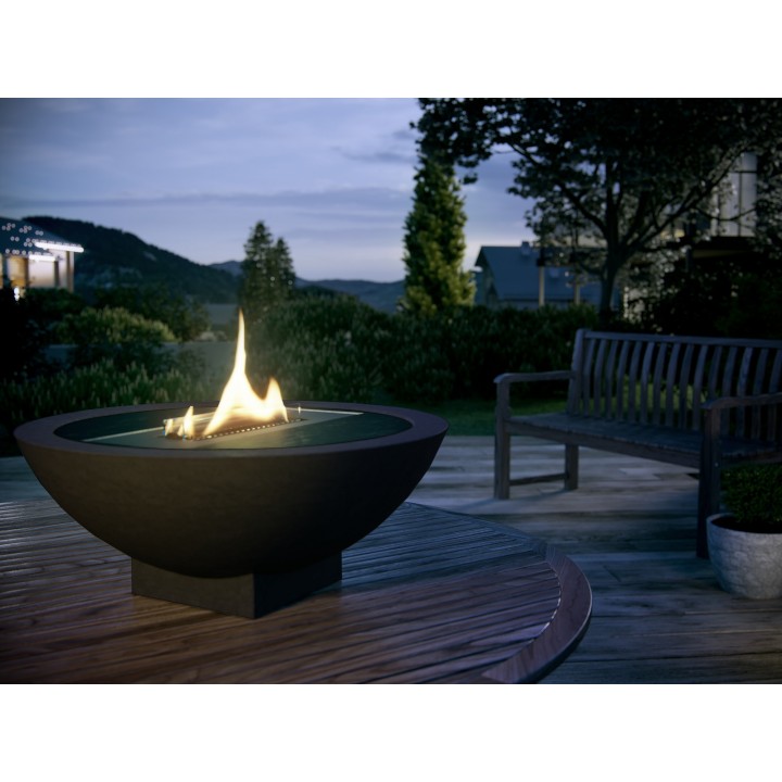 Semineu portabil TenderFlame IRIS BLACK CERAMIC Semineu portabil TenderFlame IRIS BLACK CERAMIC