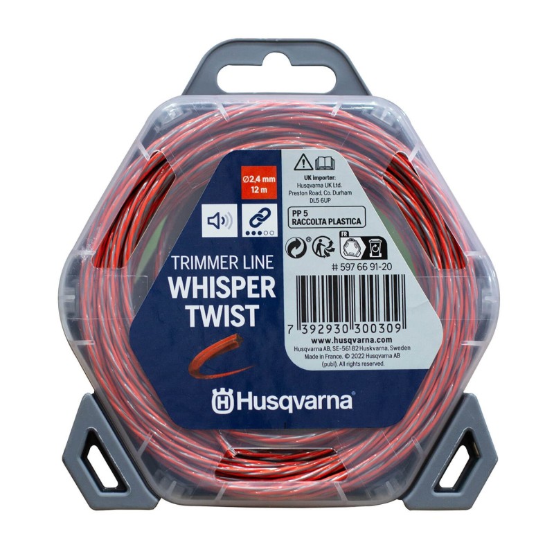 Fir motocoasa Husqvarna 2.4 mm x 12 m Whisper Twist