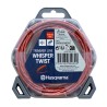 Fir motocoasa Husqvarna 2.4 mm x 12 m Whisper Twist, Profesional, profil rasucit - 2,4 mm x 12 m