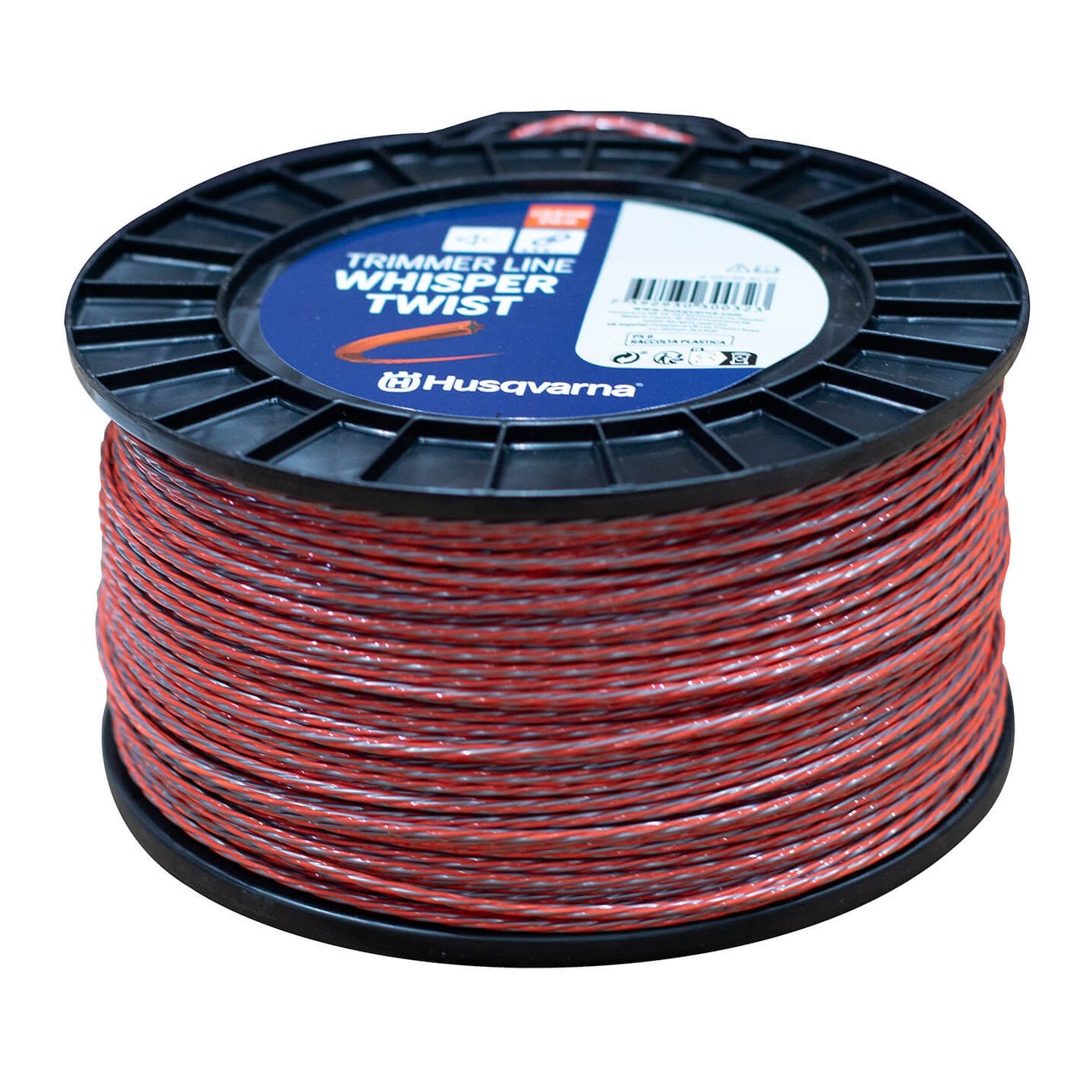 Fir motocoasa Husqvarna 2.4 mm x 210 m, Whisper Twist, Gri