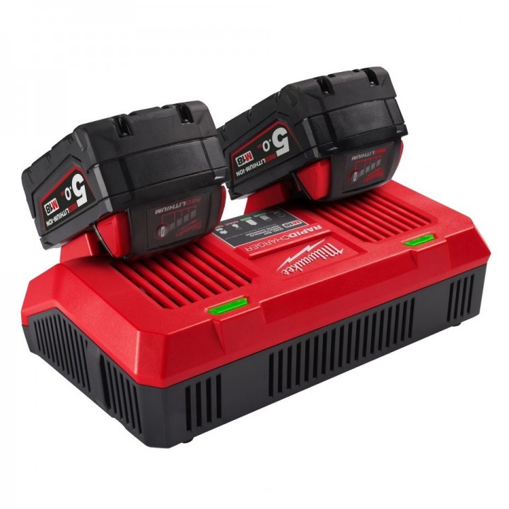 Incarcator Acumulatori Milwaukee M18 DFC, Dublu Incarcator Acumulatori Milwaukee M18 DFC, Dublu