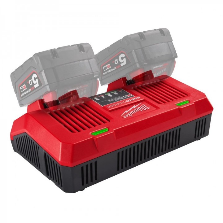 Incarcator Acumulatori Milwaukee M18 DFC, Dublu Incarcator Acumulatori Milwaukee M18 DFC, Dublu