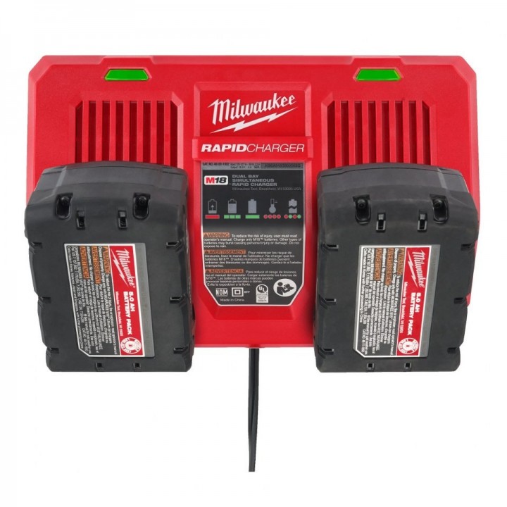 Incarcator Acumulatori Milwaukee M18 DFC, Dublu Incarcator Acumulatori Milwaukee M18 DFC, Dublu