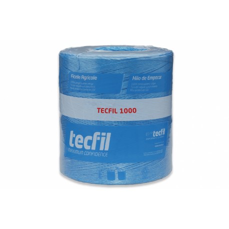 Sfoara de balotat premium TECFIL 1000, albastru, 850 m/kg