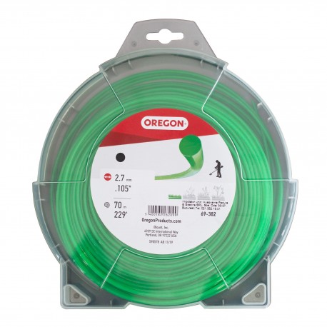 Fir motocoasa Oregon 2.7 mm x 70 m, Profil rotund, Verde