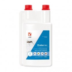 Insecticid DRAKER 10.2, Vebi, Concentrat - 1 litru, Muste, Tantari, Gandaci, Capuse, Furnici, Paianjeni