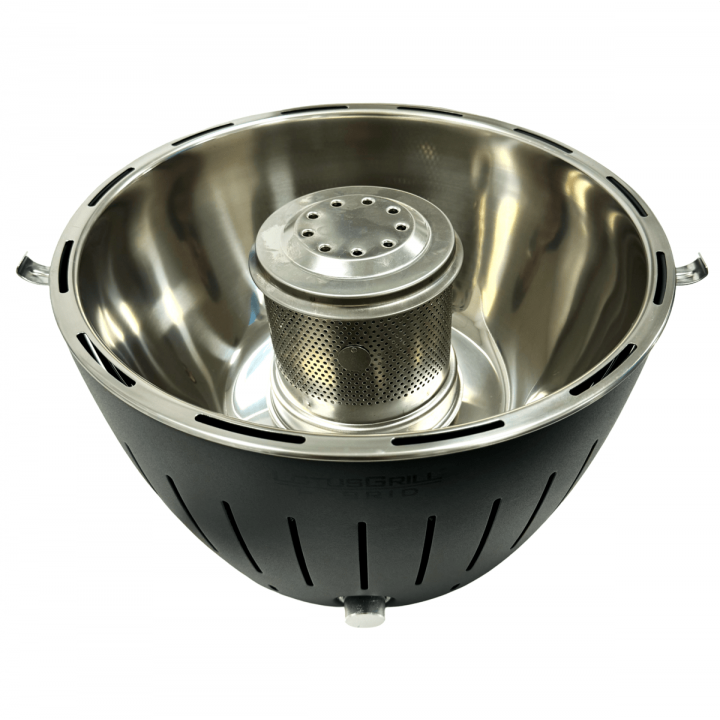 Gratar LOTUS GRILL HYBRID, gaz, carbune, gri antracit