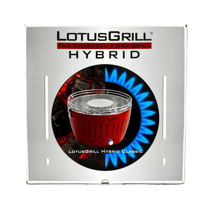 Gratar LOTUS GRILL HYBRID, gaz, carbune, gri antracit
