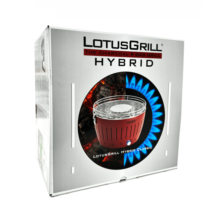Gratar LOTUS GRILL HYBRID, gaz, carbune, gri antracit