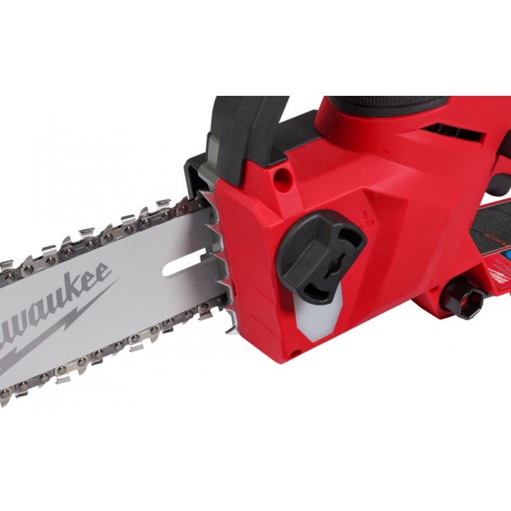 Mini Drujba pe acumulator Milwaukee M18 FHS20-552, Sina si Lant 20 cm, Include 2 Acumulatori M18-5,5 Ah, Incarcator M12-M18