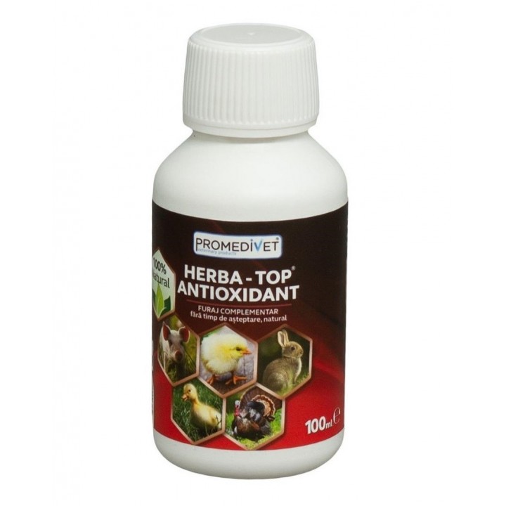 Furaj complementar HERBA-TOP Antioxidant, Promedivet - 100 ml Furaj complementar HERBA-TOP Antioxidant, Promedivet - 100 ml