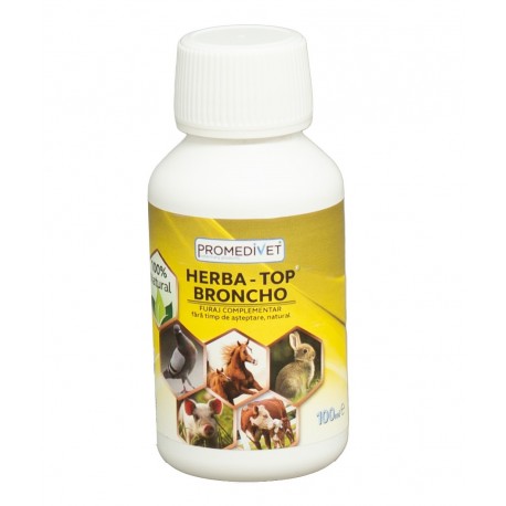 Furaj complementar HERBA-TOP Broncho, Promedivet - 100 ml