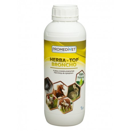 Furaj complementar HERBA-TOP Broncho, Promedivet - 1 Litru