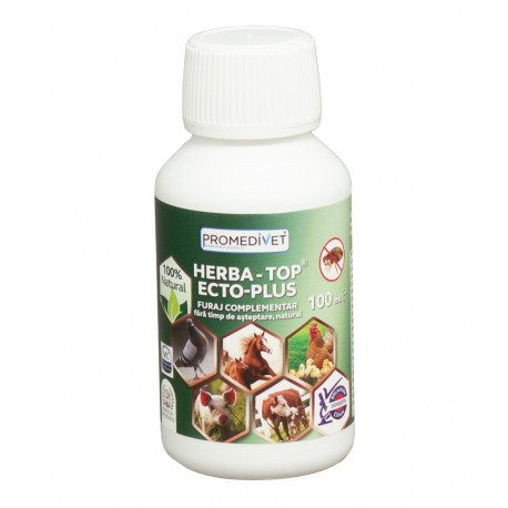 Furaj complementar HERBA-TOP Ecto Plus, Promedivet - 100 ml