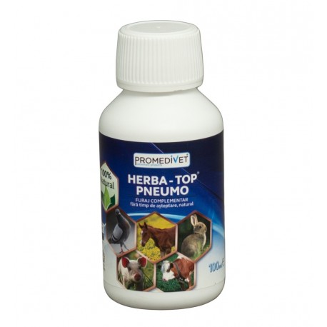 Furaj complementar HERBA-TOP Pneumo, Promedivet - 100 ml