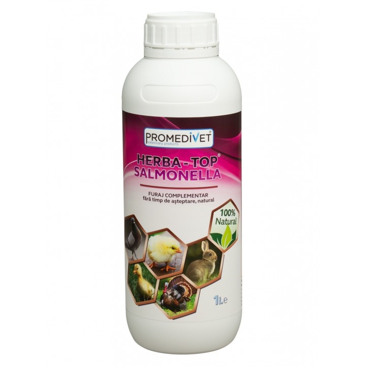Furaj complementar HERBA-TOP Salmonella, Promedivet - 1 Litru Furaj complementar HERBA-TOP Salmonella, Promedivet - 1 Litru