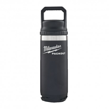 Sticla Milwaukee PACKOUT BOTTLE, 532 ml, CHUG LID BLACK