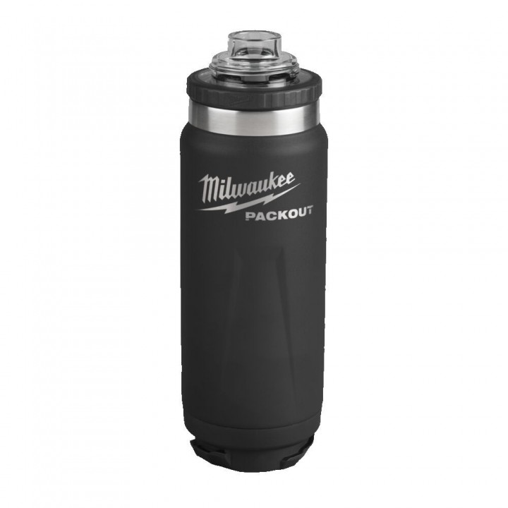 Sticla Milwaukee PACKOUT BOTTLE, 532 ml, CHUG LID BLACK