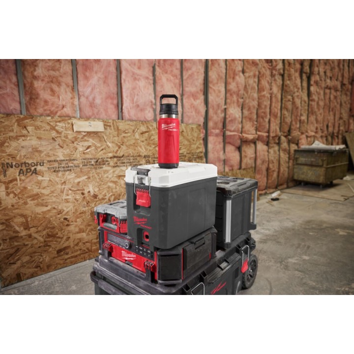 Sticla Milwaukee PACKOUT BOTTLE, 532 ml, CHUG LID RED