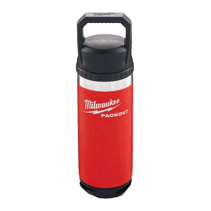 Sticla Milwaukee PACKOUT BOTTLE, 532 ml, CHUG LID RED