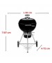Gratar carbuni Master-Touch GBS C-5750 Weber - 57 cm