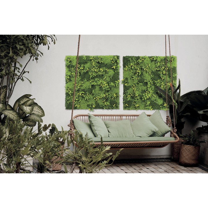 Perete verde artificial TUNDRA, 100 cm x 100 cm, Nortene Perete verde artificial TUNDRA, 100 cm x 100 cm, Nortene