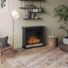 Semineu electric TAGU HAGEN DEEP BLACK PowerFlame - Negru