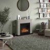 Semineu electric TAGU FRODE LIGHT BEIGE PowerFlame