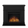 Semineu electric TAGU LARSEN DEEP BLACK PowerFlame - Negru