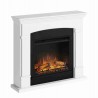 Semineu electric TAGU HELMI PURE WHITE PowerFlame - Alb