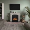 Semineu electric TAGU HELMI LIGHT BEIGE PowerFlame