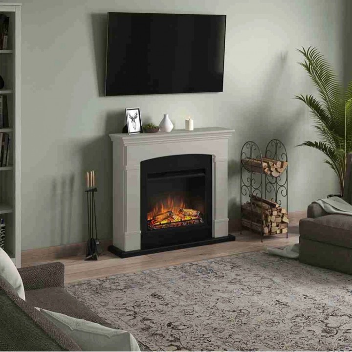 Semineu electric TAGU HELMI LIGHT BEIGE PowerFlame Semineu electric TAGU HELMI LIGHT BEIGE PowerFlame