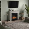 Semineu electric TAGU HELMI LIGHT BEIGE PowerFlame