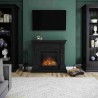 Semineu electric TAGU MAGNA DEEP BLACK PowerFlame - Negru