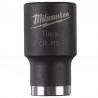 Cheie Tubulara de Impact Milwaukee Shockwave 1/2'', scurta - 11 mm