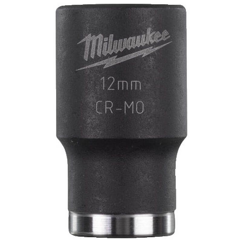 Cheie Tubulara de Impact Milwaukee Shockwave 1/2'', scurta - 12 mm